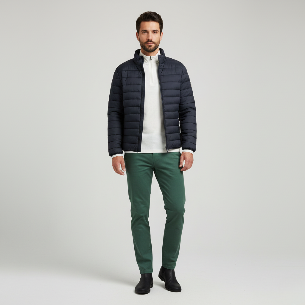 Men's Quilted Puffer Jacket